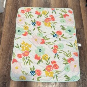 Cloud Island baby blanket floral from target floral baby blanket pink green